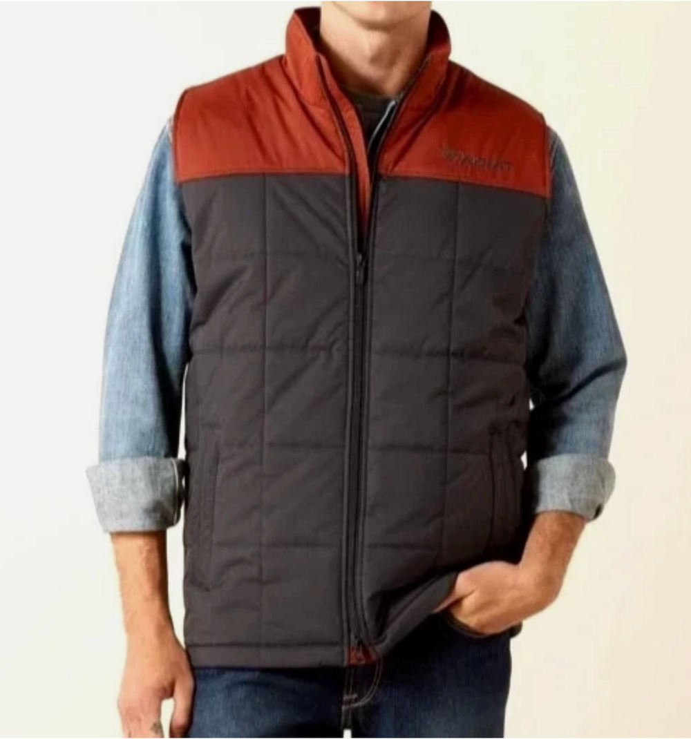 Puffer Vest Ariat Crius Insulated Conceal Carry Lightweight Jacket Men's XXL